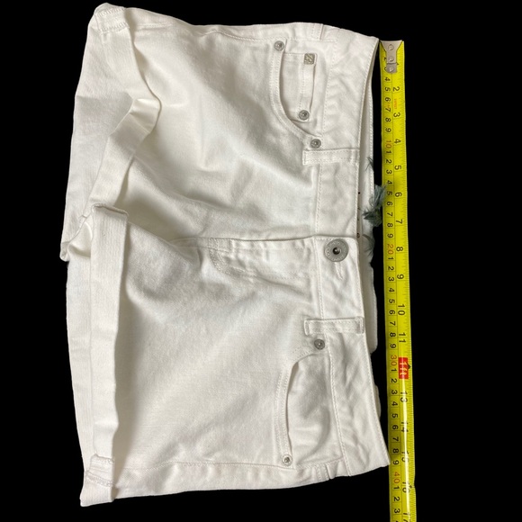 BRODY PANTS White Denim Shorts Size 27 - Picture 6 of 11